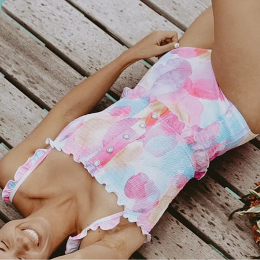 Colorful Women's Bikini 👙 high waisted bottoms ONLY